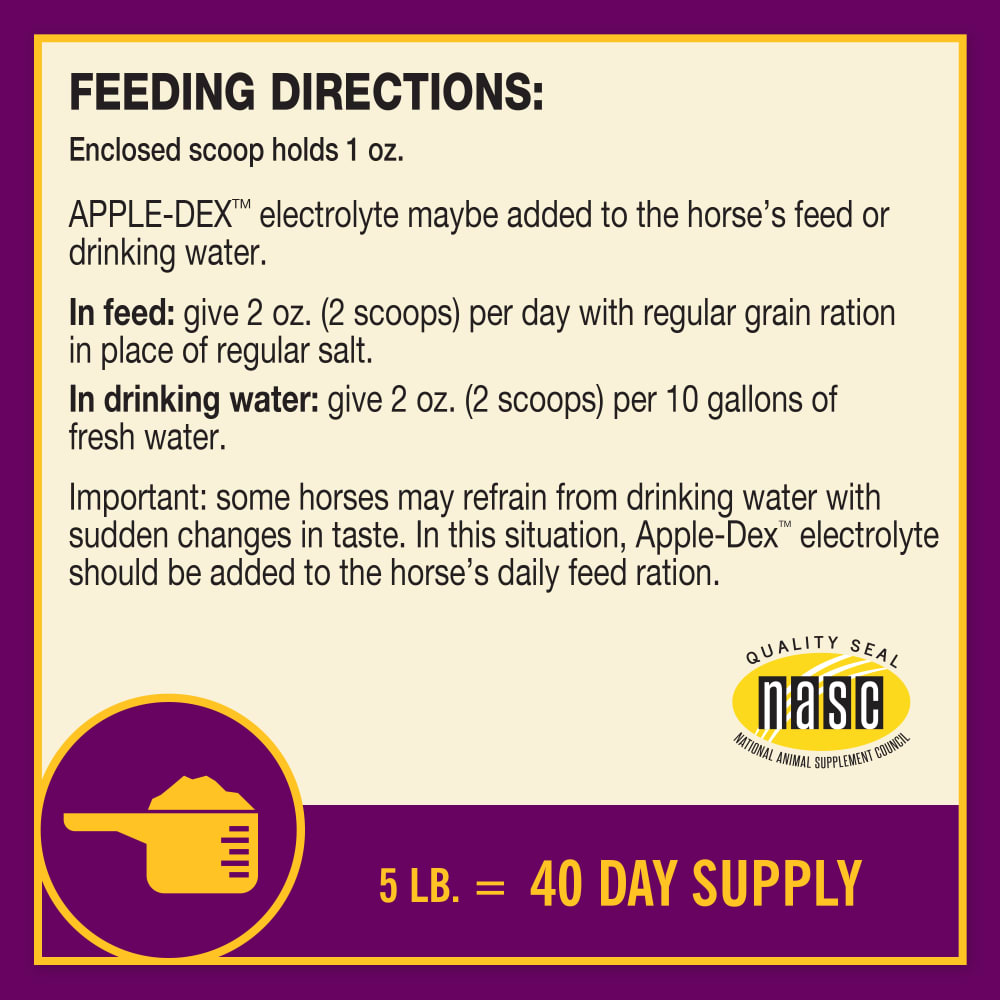 086621751101-horse-health-apple-dex-electrolyte-5-lb-directions